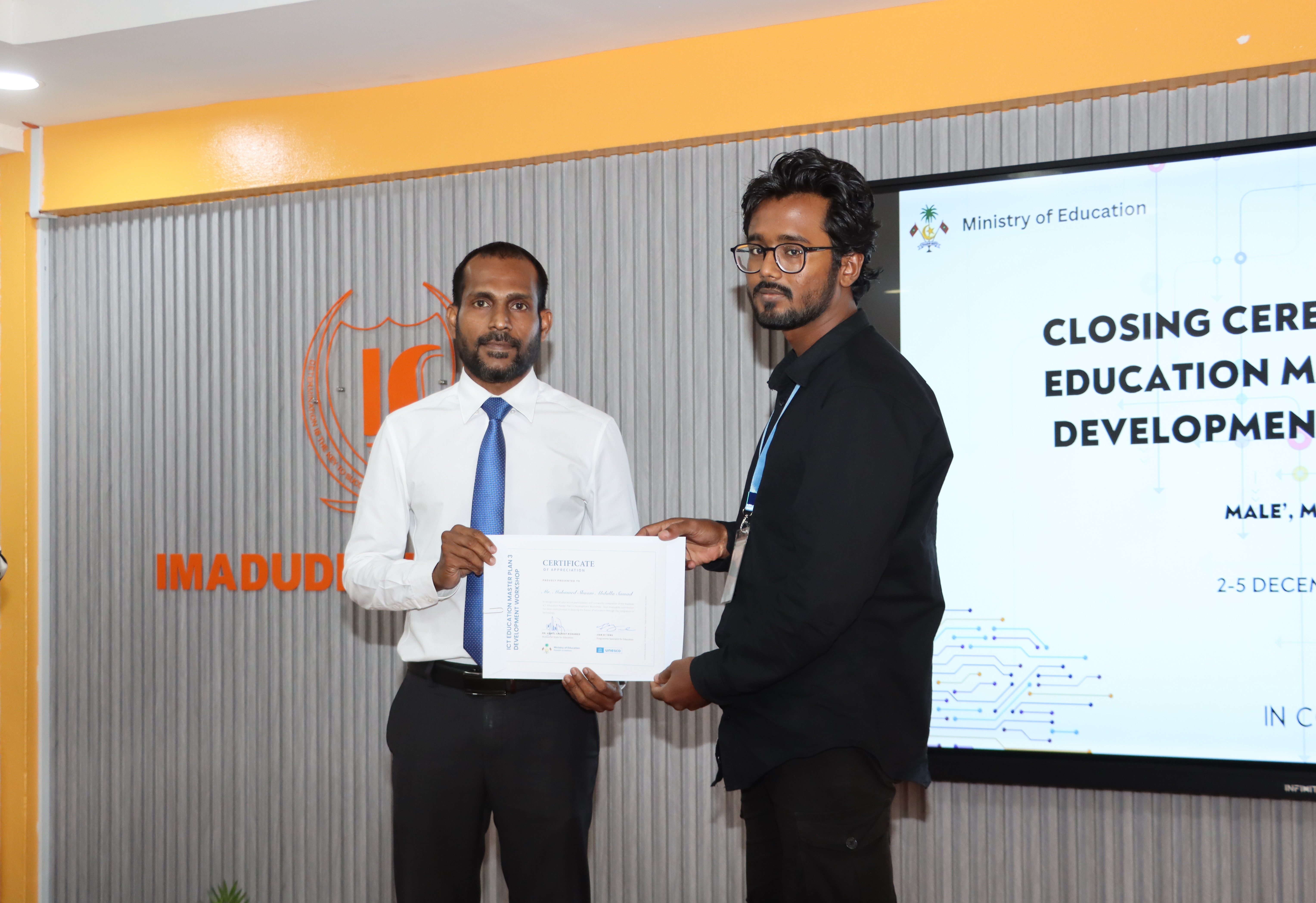Closing Ceremony of  3rd ICT Master Plan Development Workshop