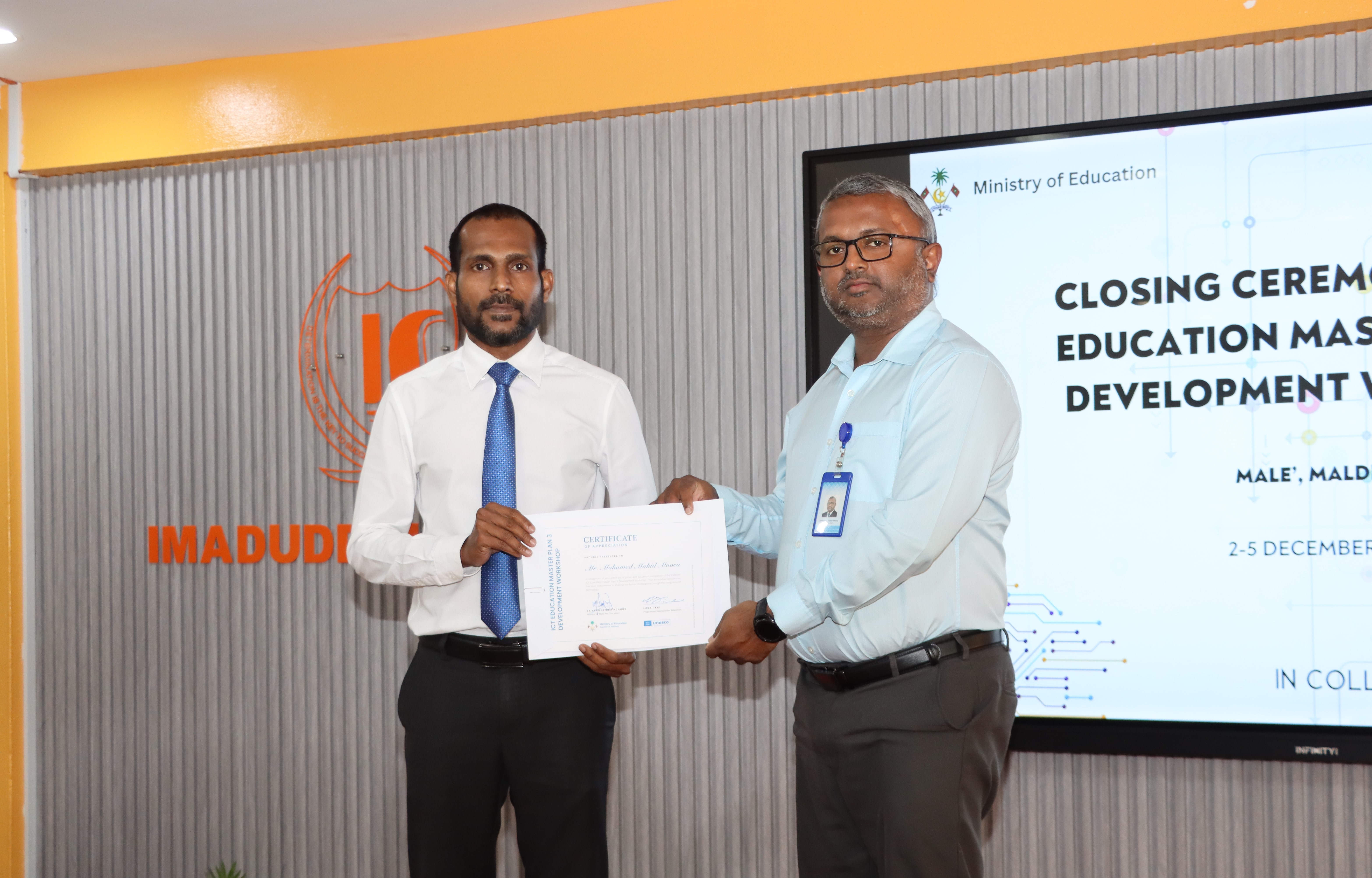 Closing Ceremony of  3rd ICT Master Plan Development Workshop