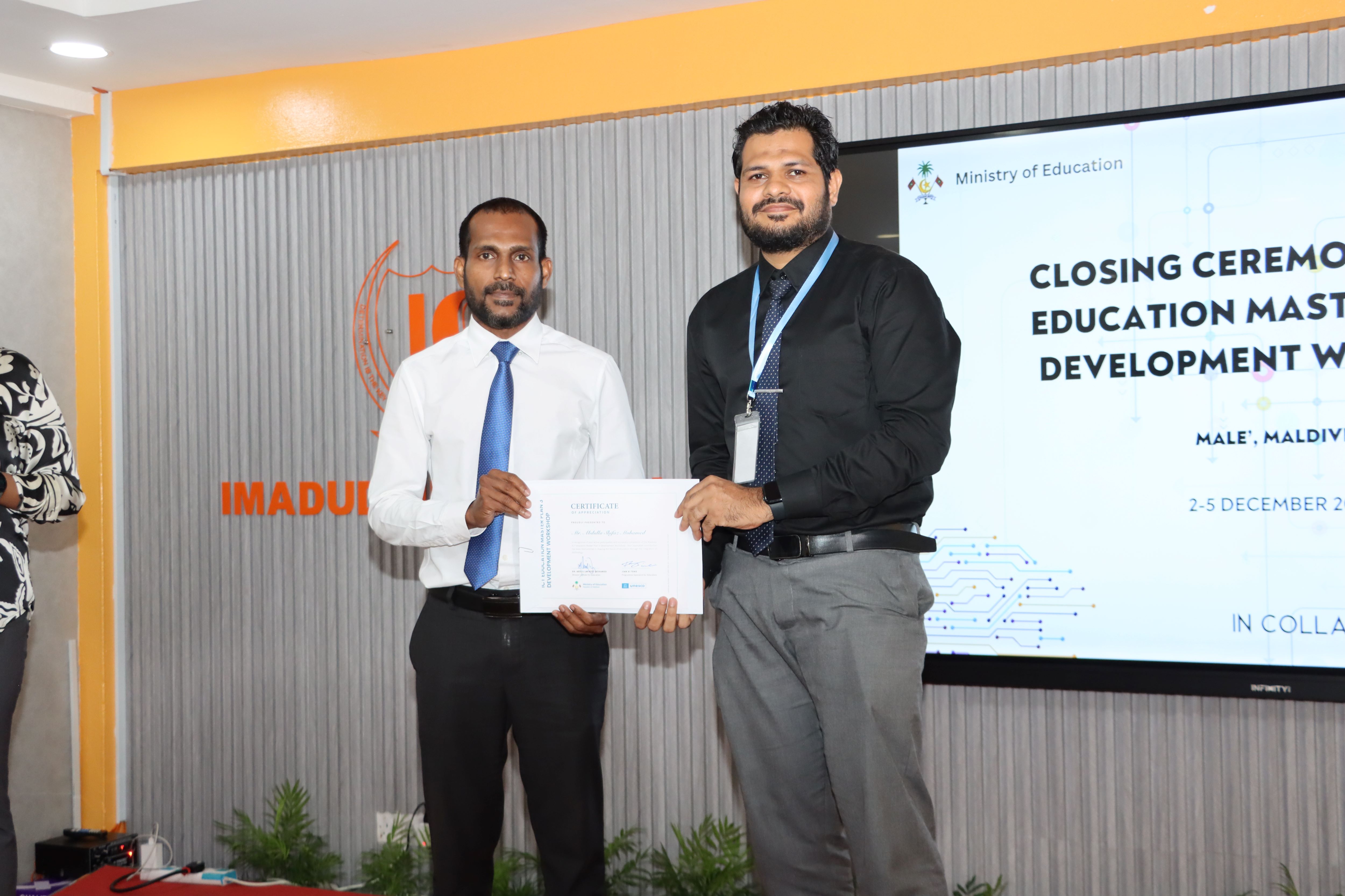 Closing Ceremony of  3rd ICT Master Plan Development Workshop